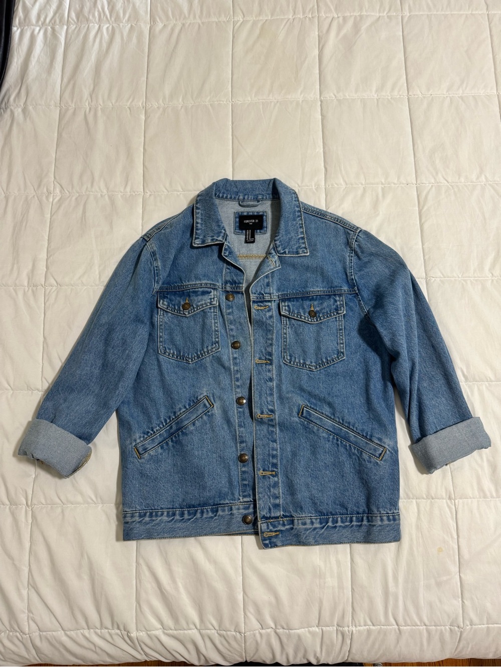Forever 21 Light Blue Denim Jacket